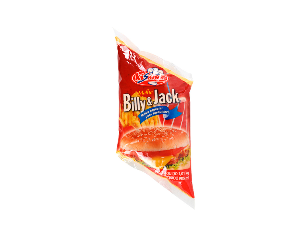 MOLHO BILLY & JACK ESPECIAL KISABOR 1,01 KG (CX 6 BAG)